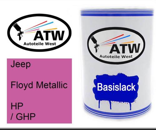 Jeep, Floyd Metallic, HP / GHP: 500ml Lackdose, von ATW Autoteile West.